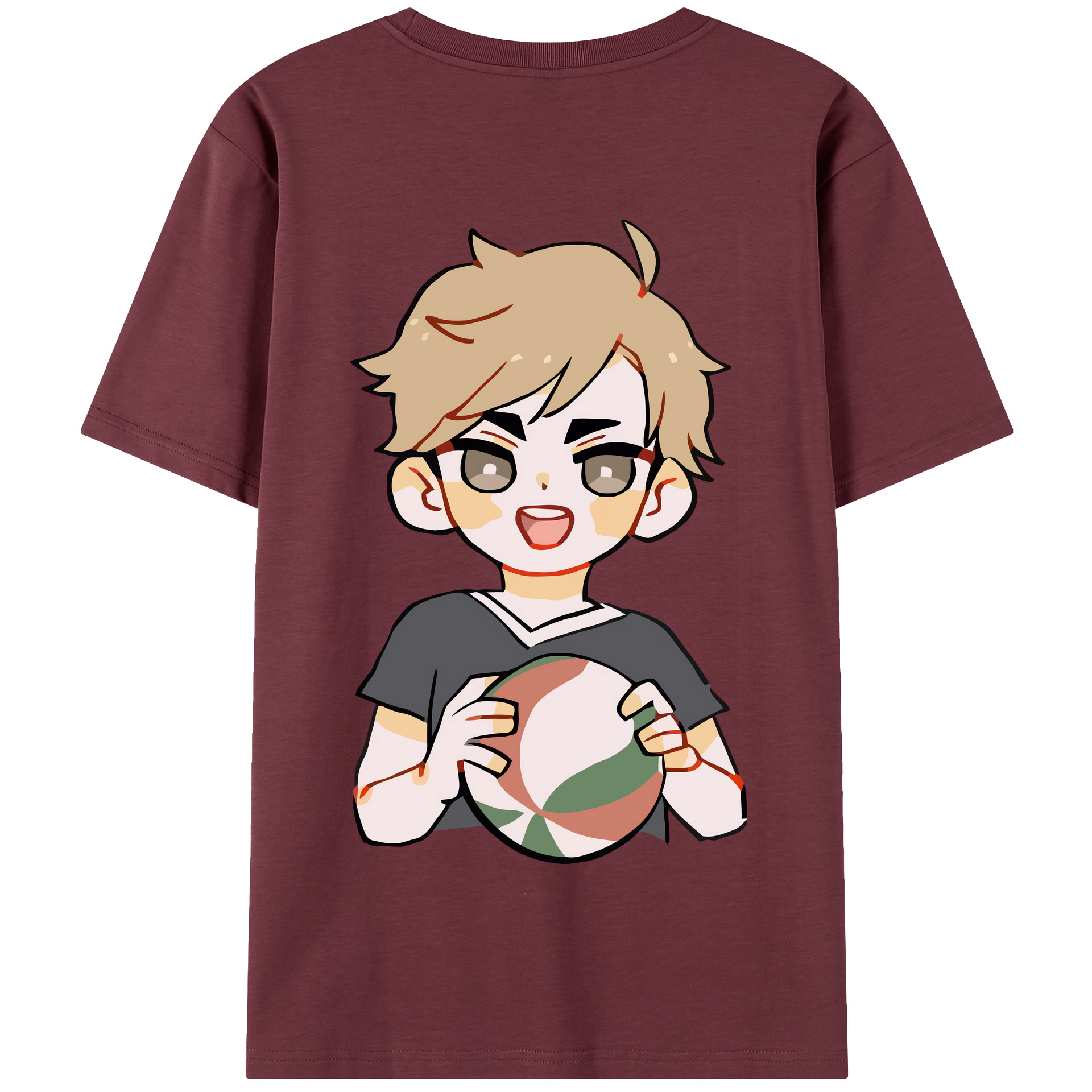 （画像用） ハイキュー!! Haikyu!! 綿100％半袖Tシャツ（背面プリント）